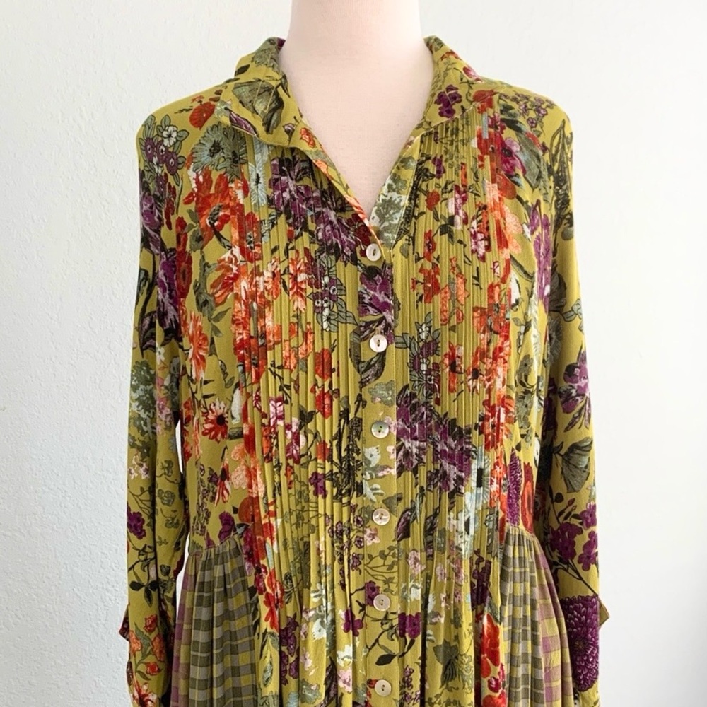 John Mark Multi Print Shirt Dress - Picture 5 of 16